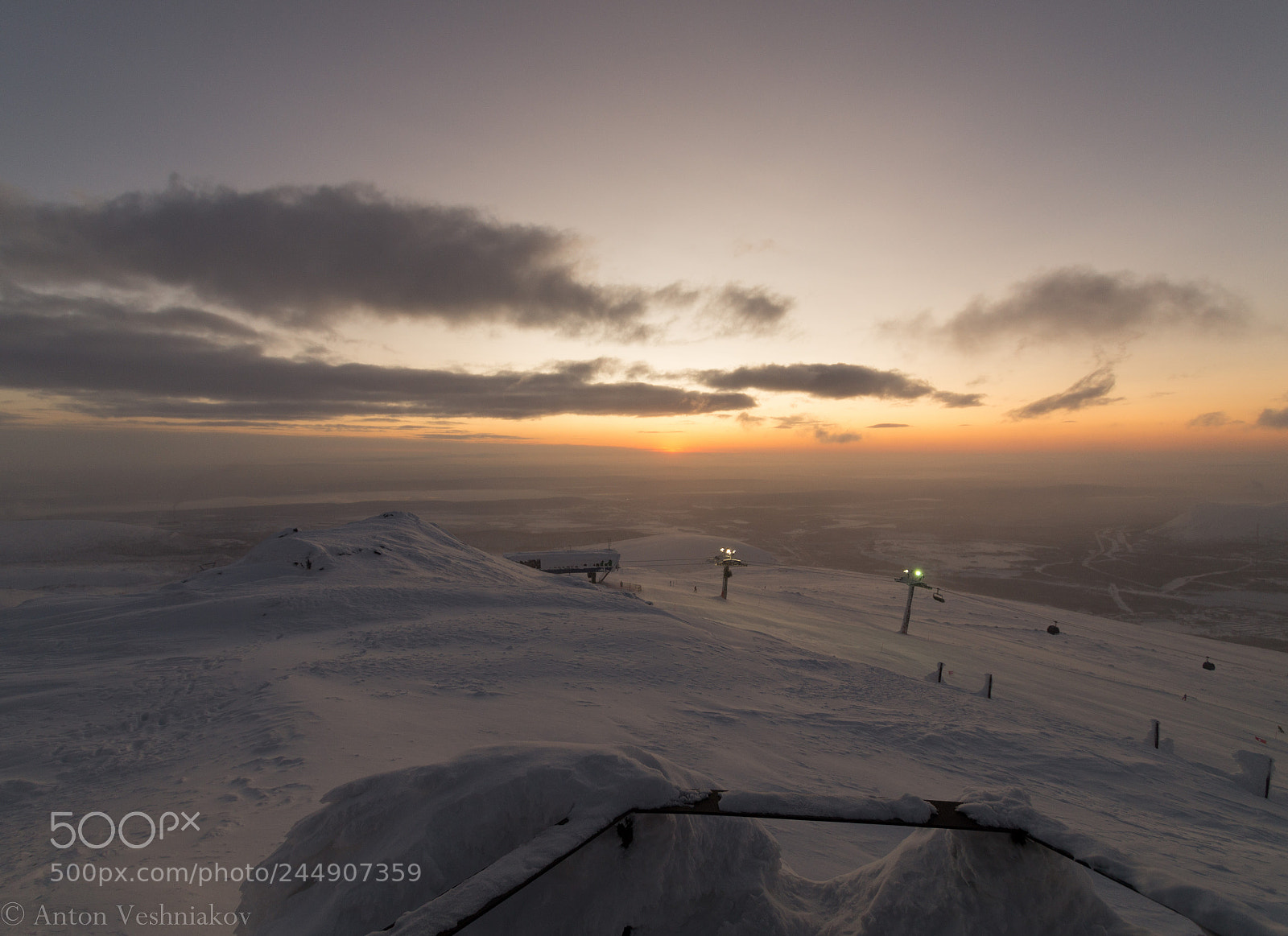 Sony SLT-A58 sample photo. Sunset on the khibiny photography
