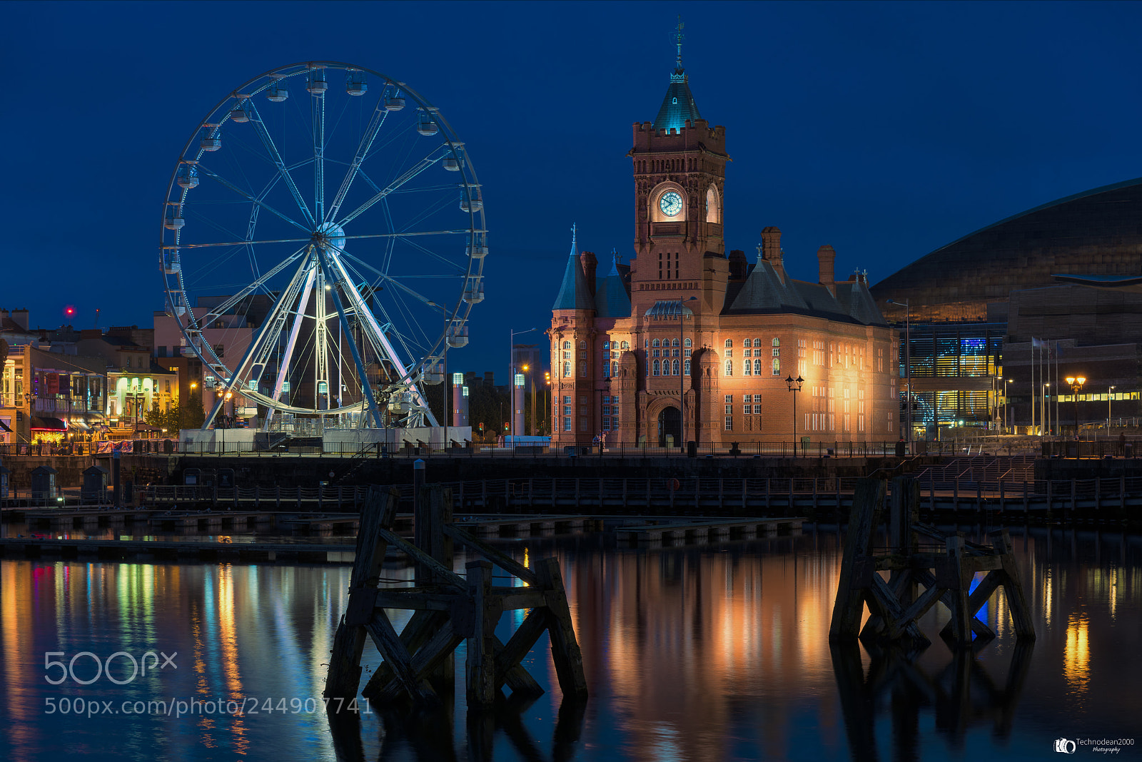 Nikon D810 sample photo. Pierhead building, cardiff bay photography