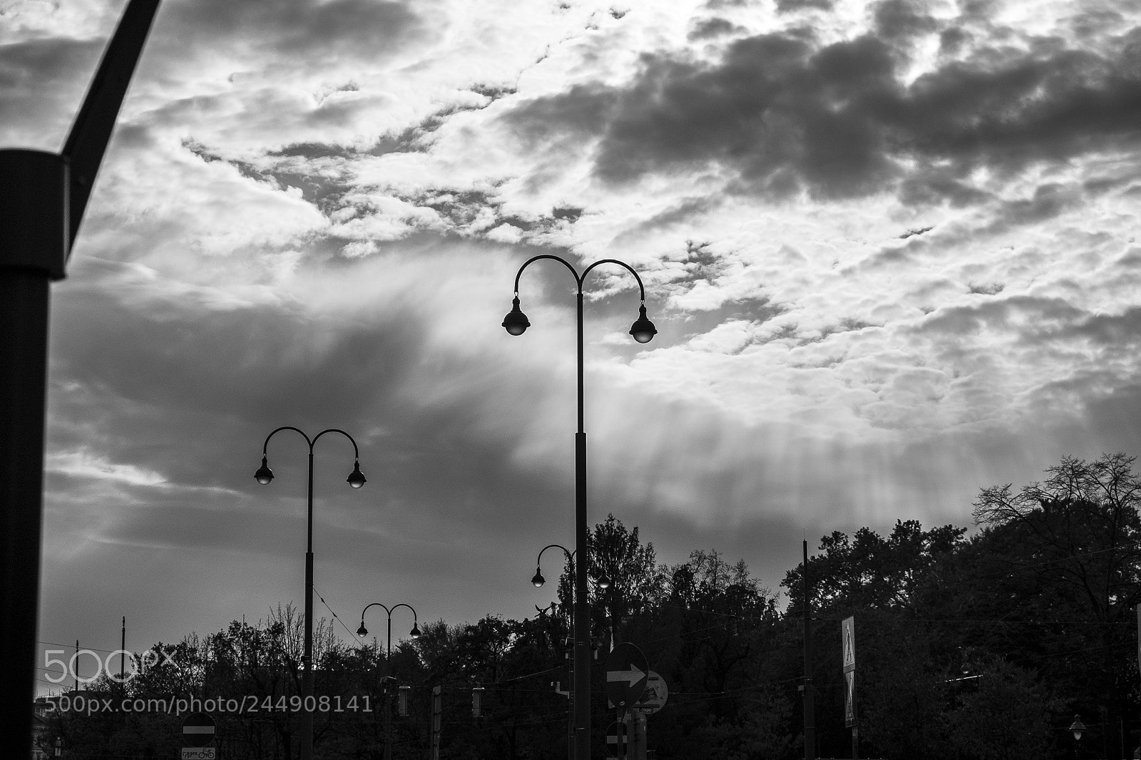 Fujifilm X-T1 sample photo. Lanterns in black and photography