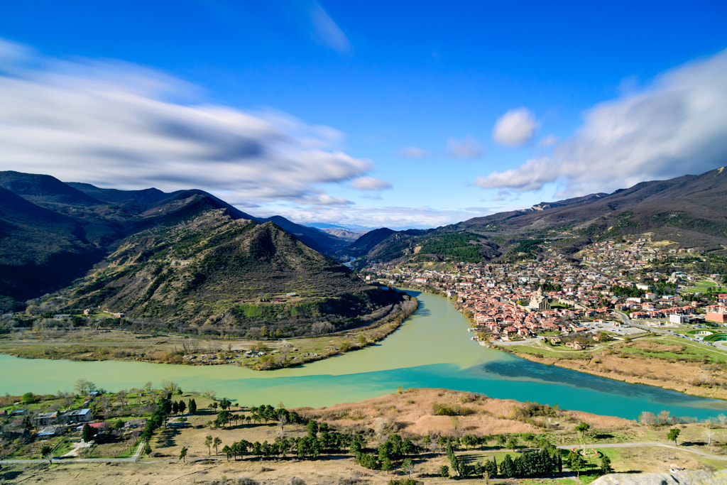 View of Mtskheta from Jvari monastery. Georgia. by Zulkifli Megat Shamsudin on 500px.com