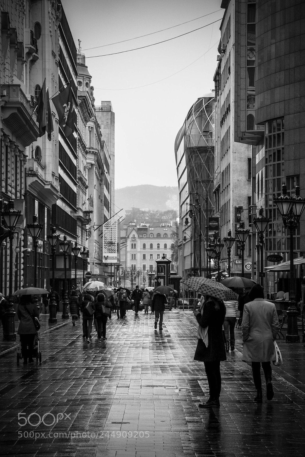 Nikon D7100 sample photo. Rainy day in budapest. photography