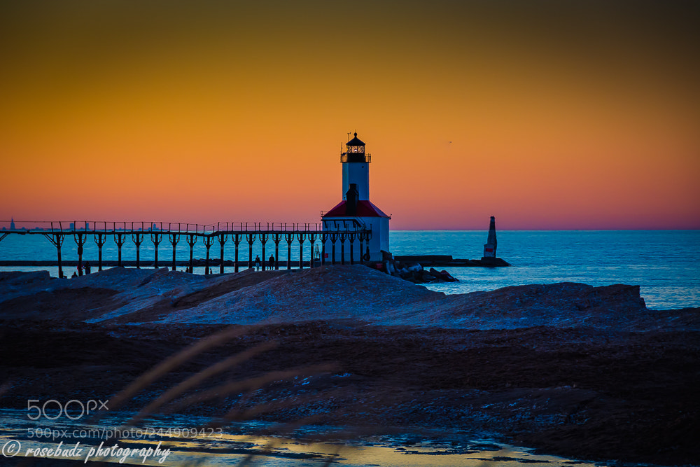 Nikon D7100 sample photo. Michigan city lighthouse photography