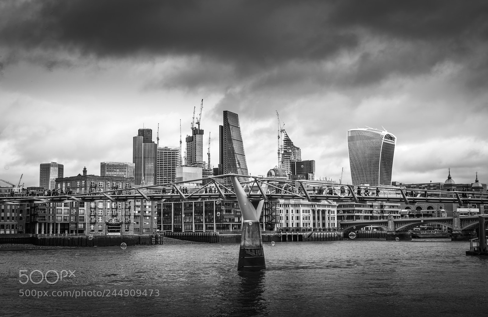 Nikon D7100 sample photo. City bridge photography