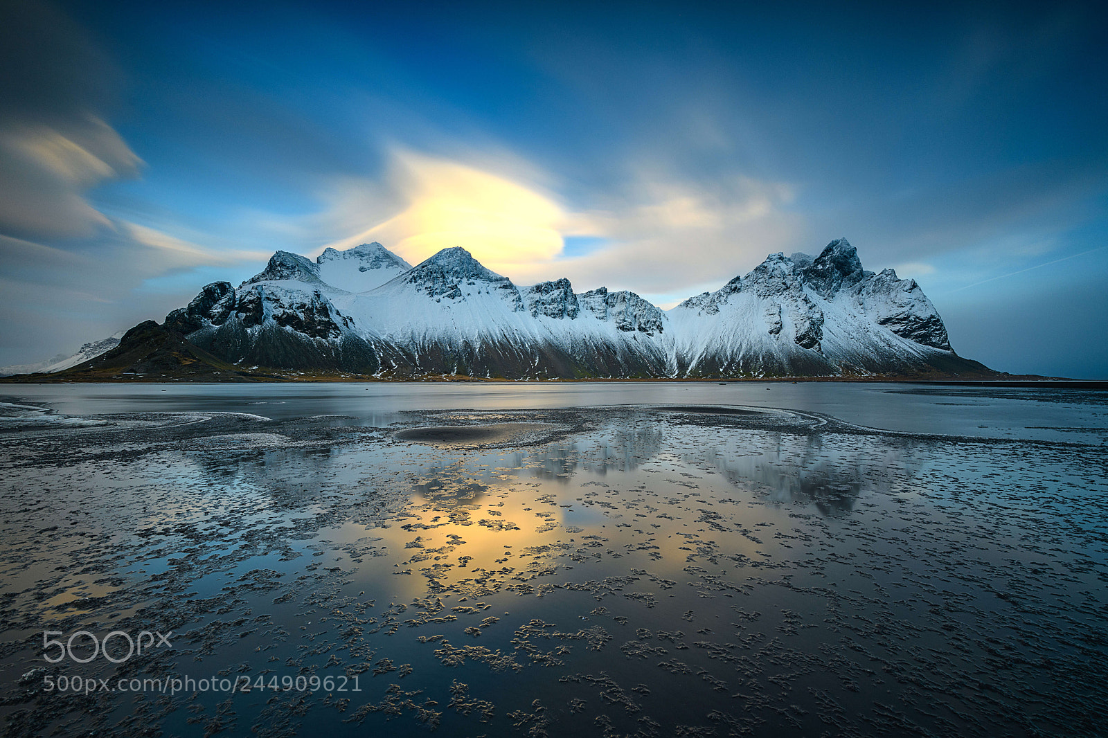 Nikon D850 sample photo. Vestrahorn at sunrsie photography