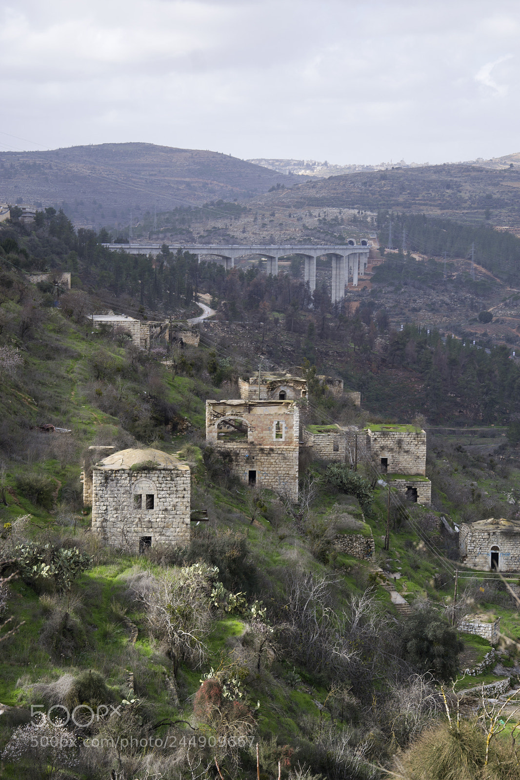 Nikon D3100 sample photo. Lifta settlement, jerusalem photography