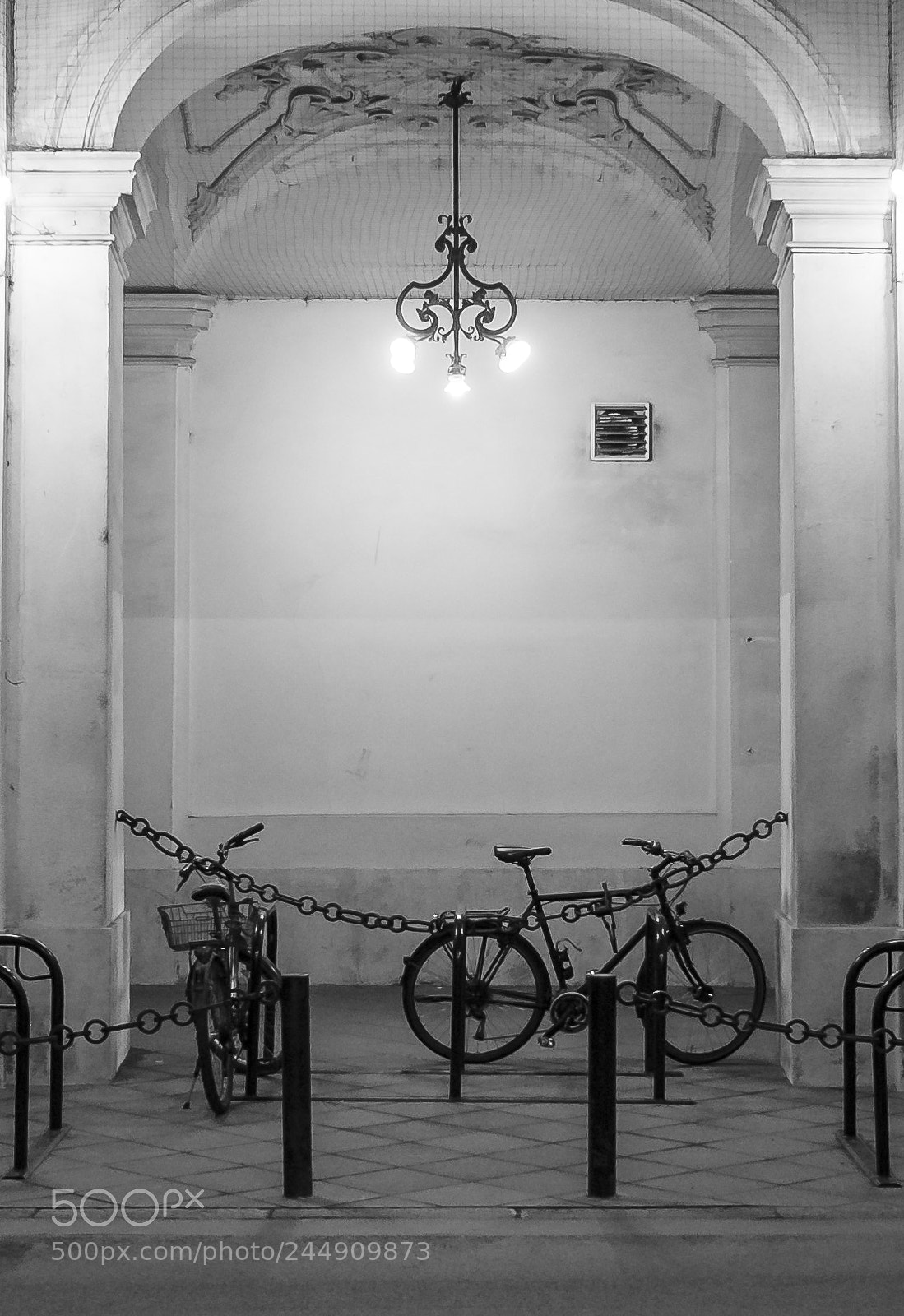 Fujifilm X70 sample photo. Bicycles in black and photography