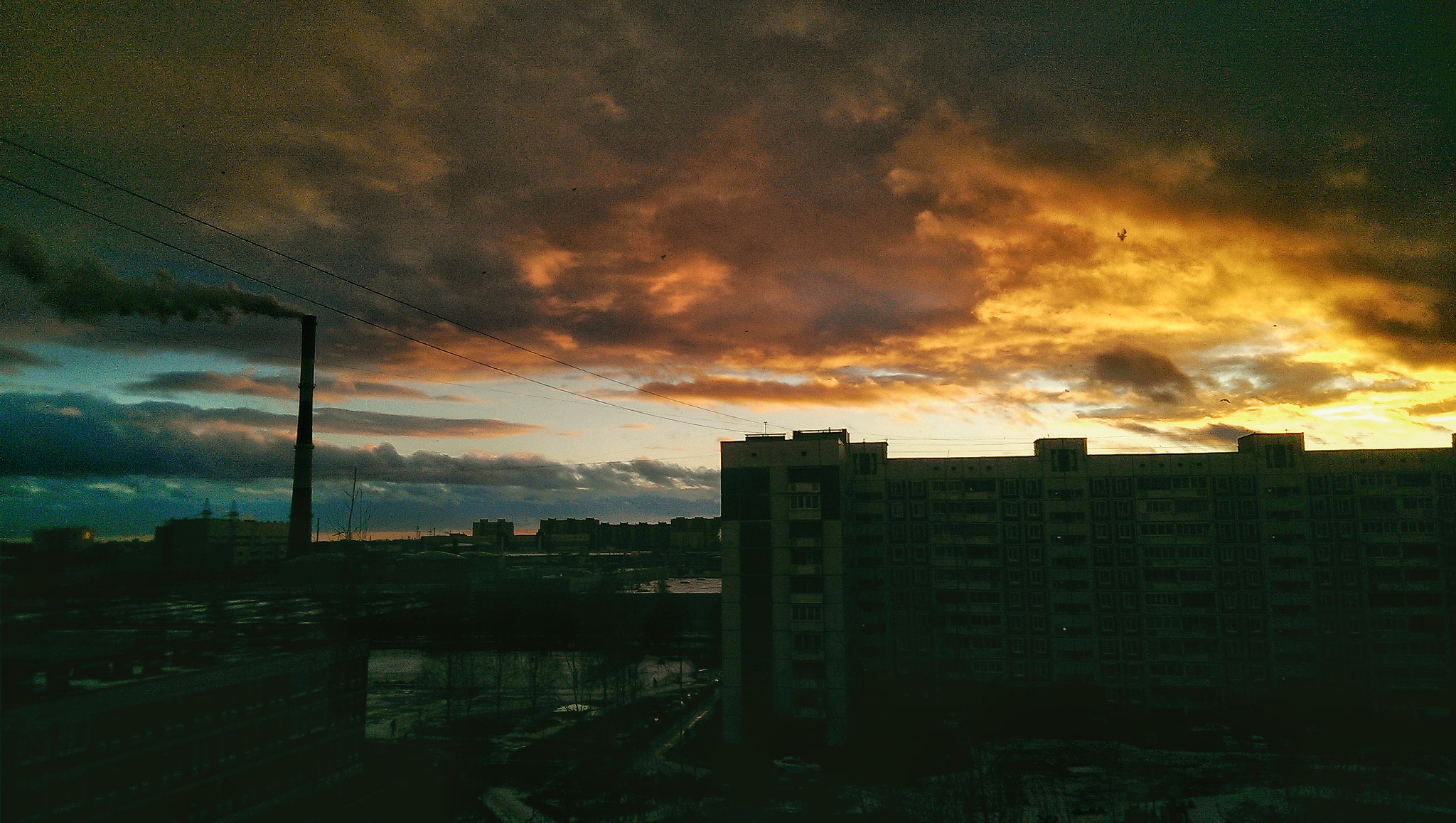 HTC ONE sample photo. Sun goes down photography