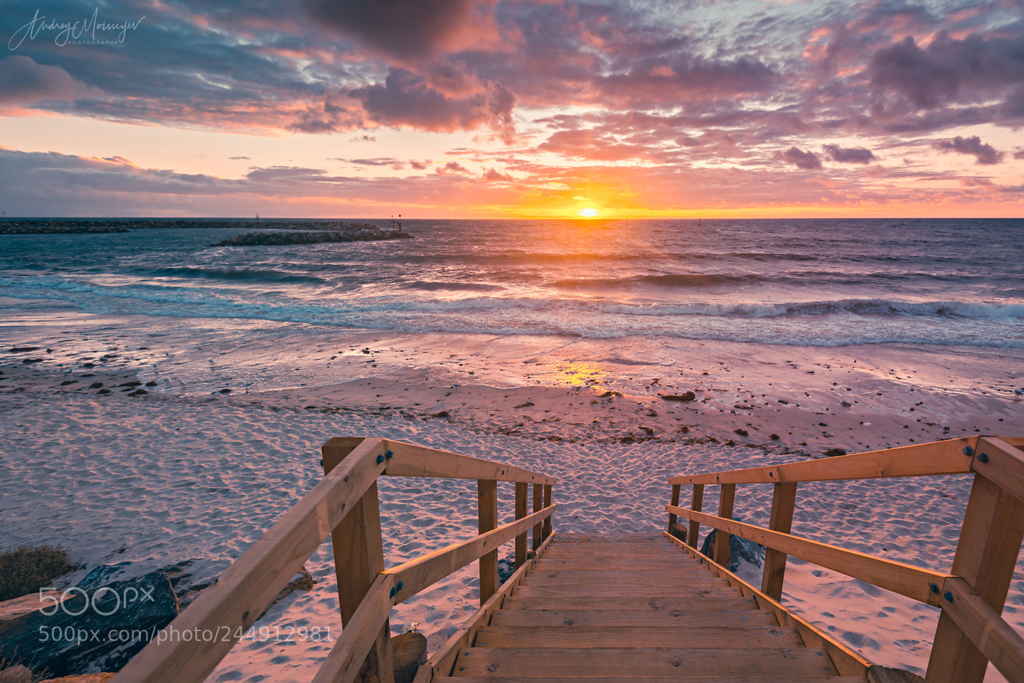 Nikon D800 sample photo. Adelaide shores at sunset photography