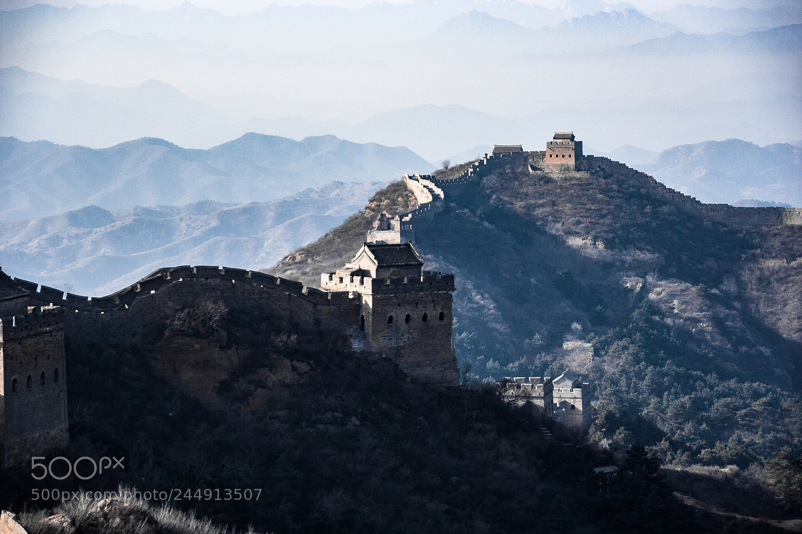 Canon EOS 350D (EOS Digital Rebel XT / EOS Kiss Digital N) sample photo. Great wall of china photography