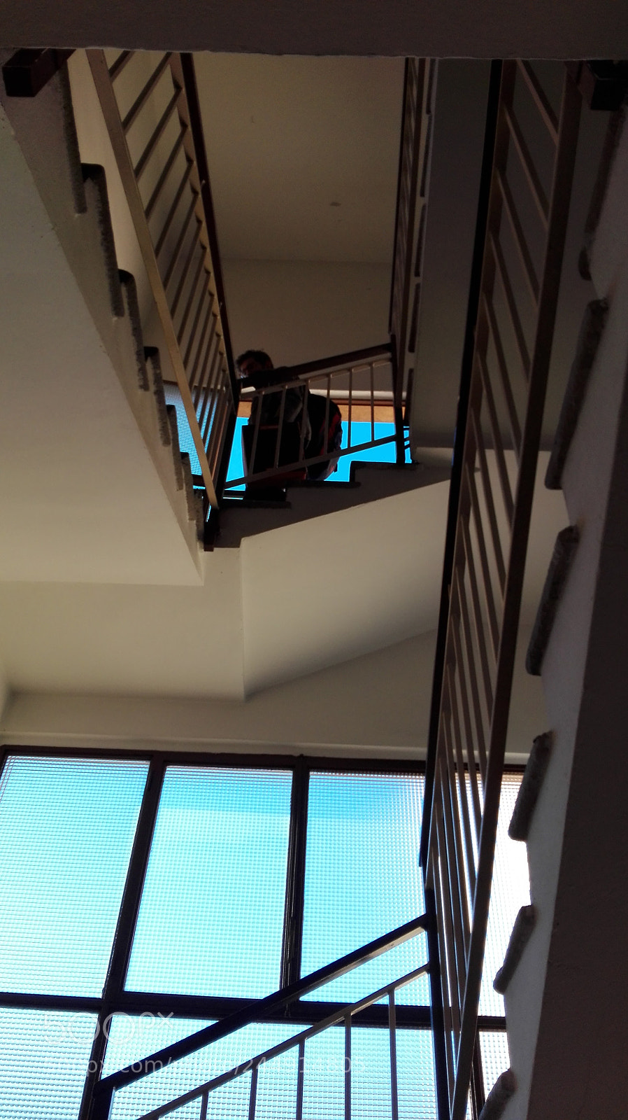 HUAWEI P8 Lite sample photo. Le scale del palazzo photography