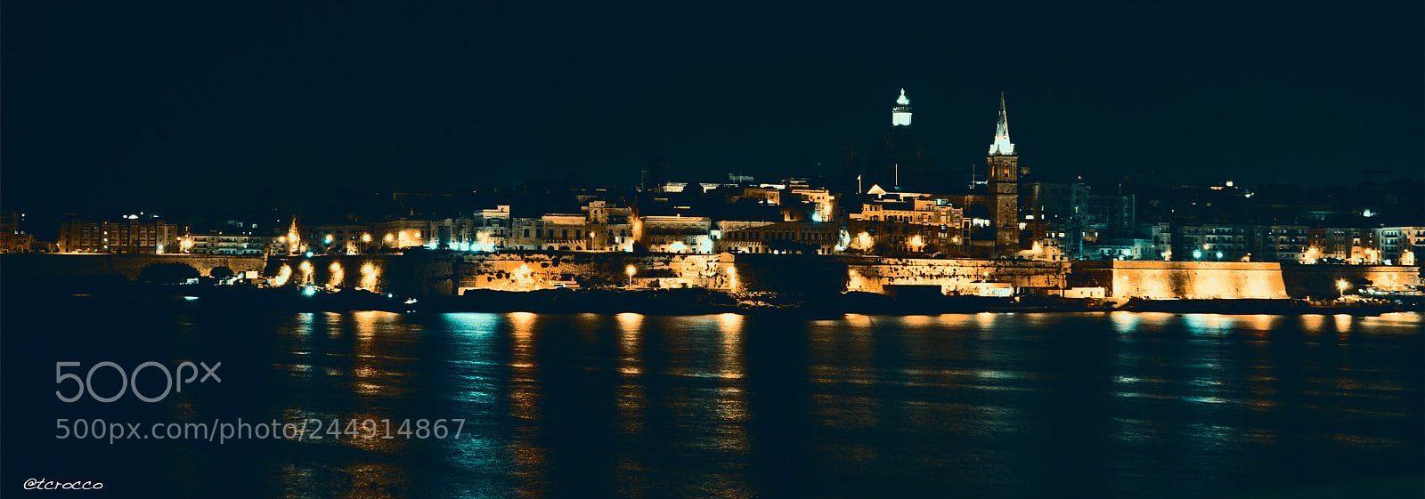 Sony SLT-A65 (SLT-A65V) sample photo. Valletta night hdr photography