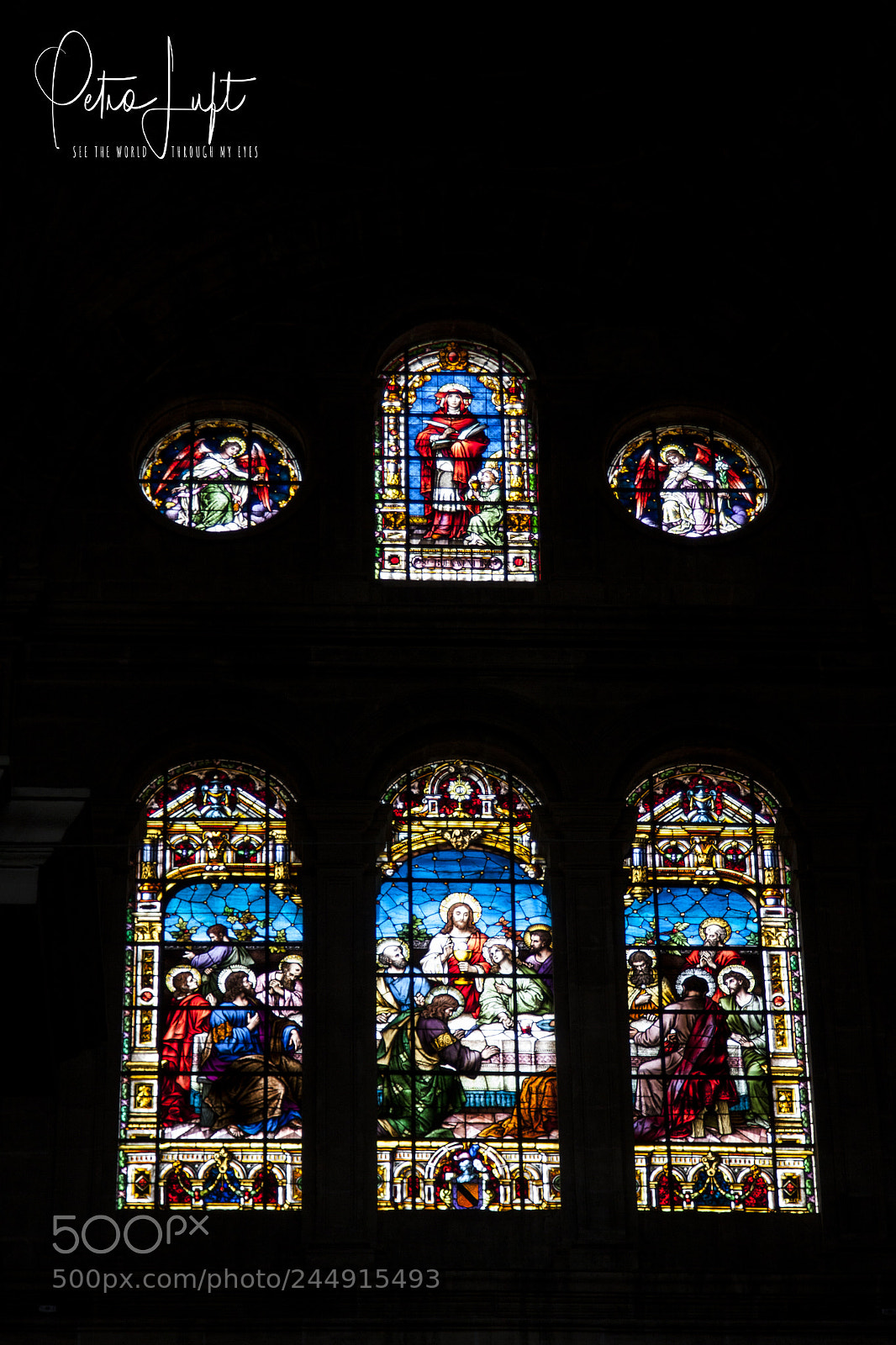 Canon EOS 50D sample photo. Church windows photography