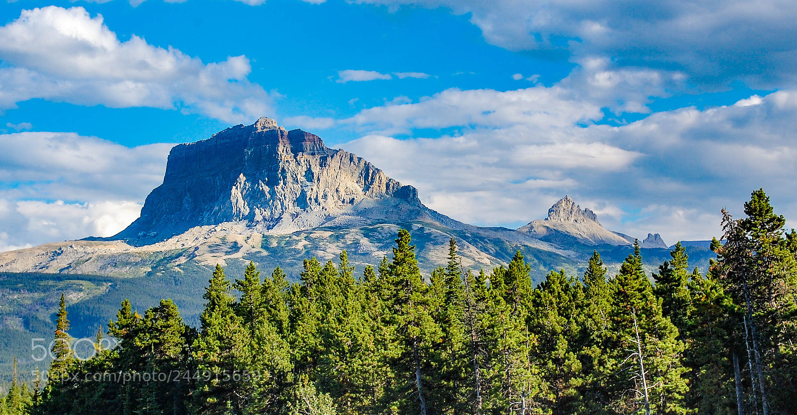Nikon D40 sample photo. Chief mountain photography