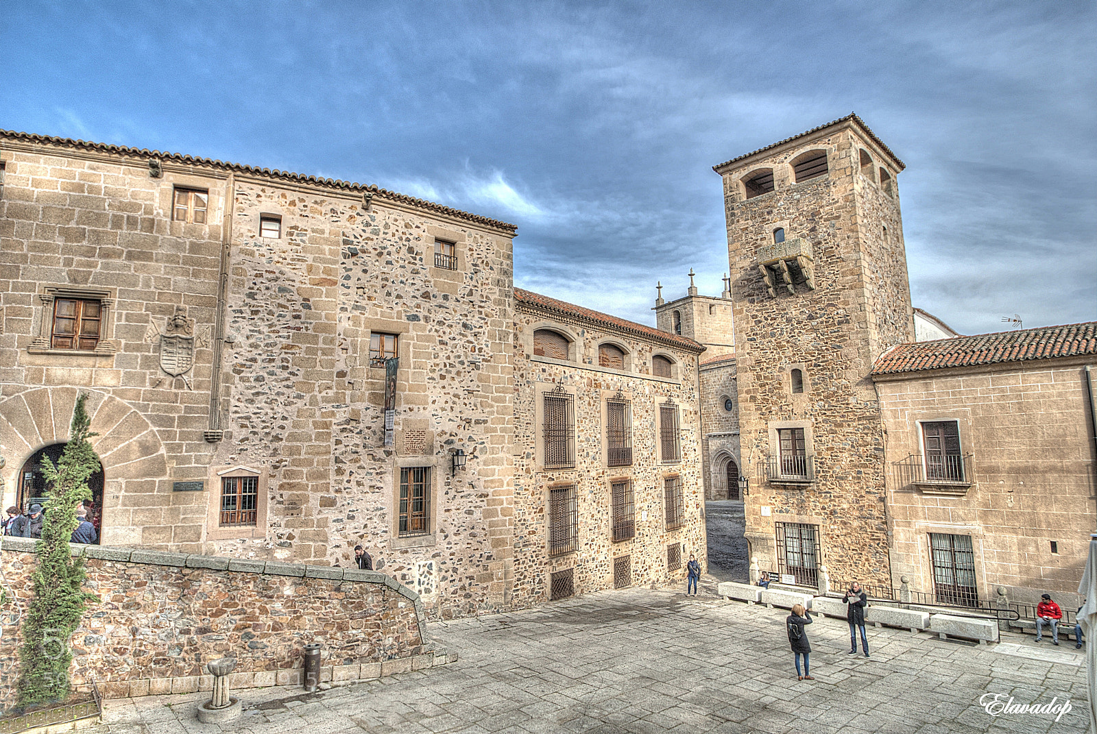 Nikon D3000 sample photo. Cáceres monumental photography