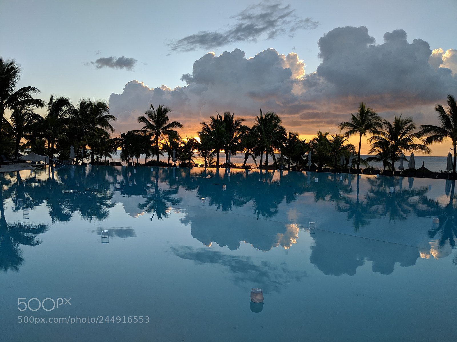 Google Pixel 2 XL sample photo. Sunset in mauritius photography