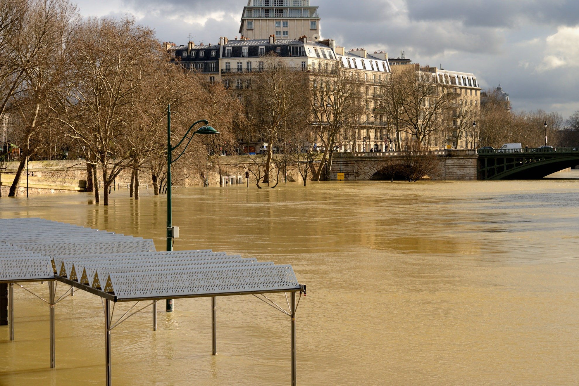 Nikon D800 + Nikon AF-S Nikkor 28-300mm F3.5-5.6G ED VR sample photo. Paris - crue de la seine 2018 #02 photography