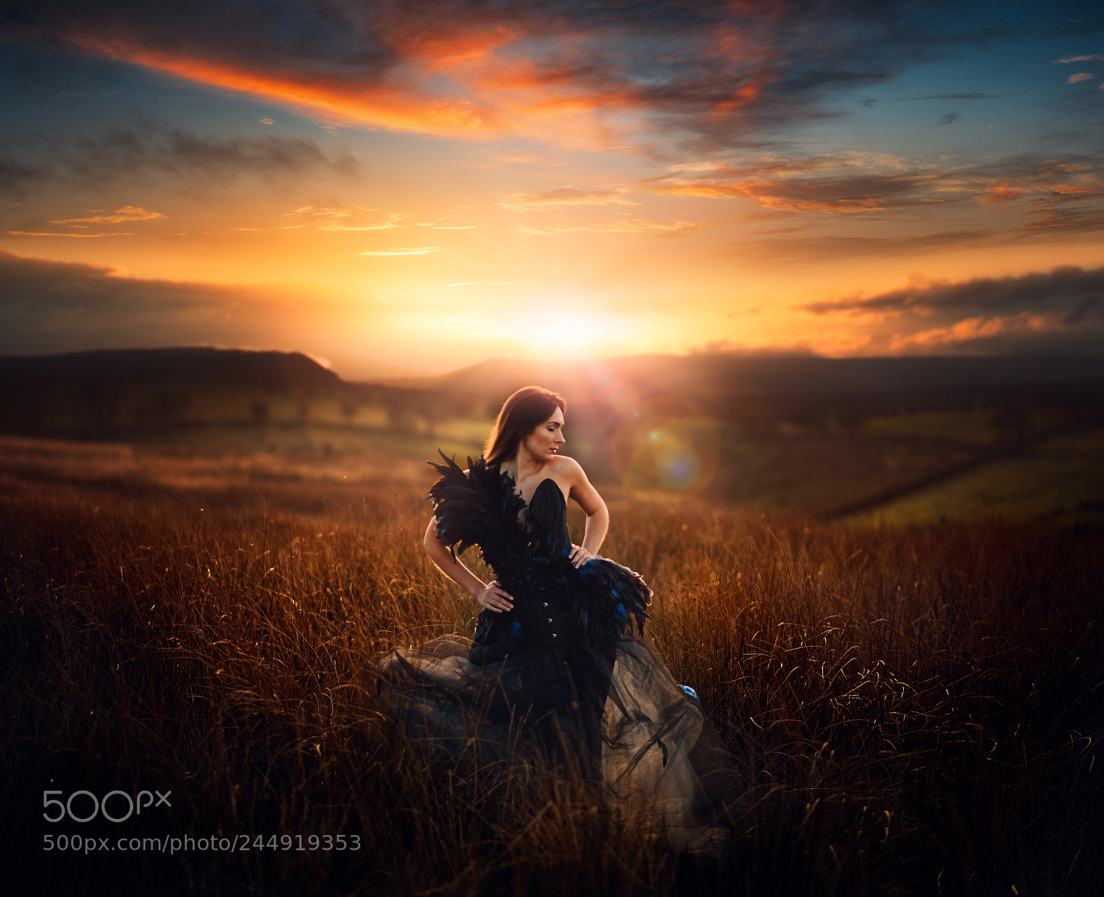 Nikon D610 sample photo. February sunset photography
