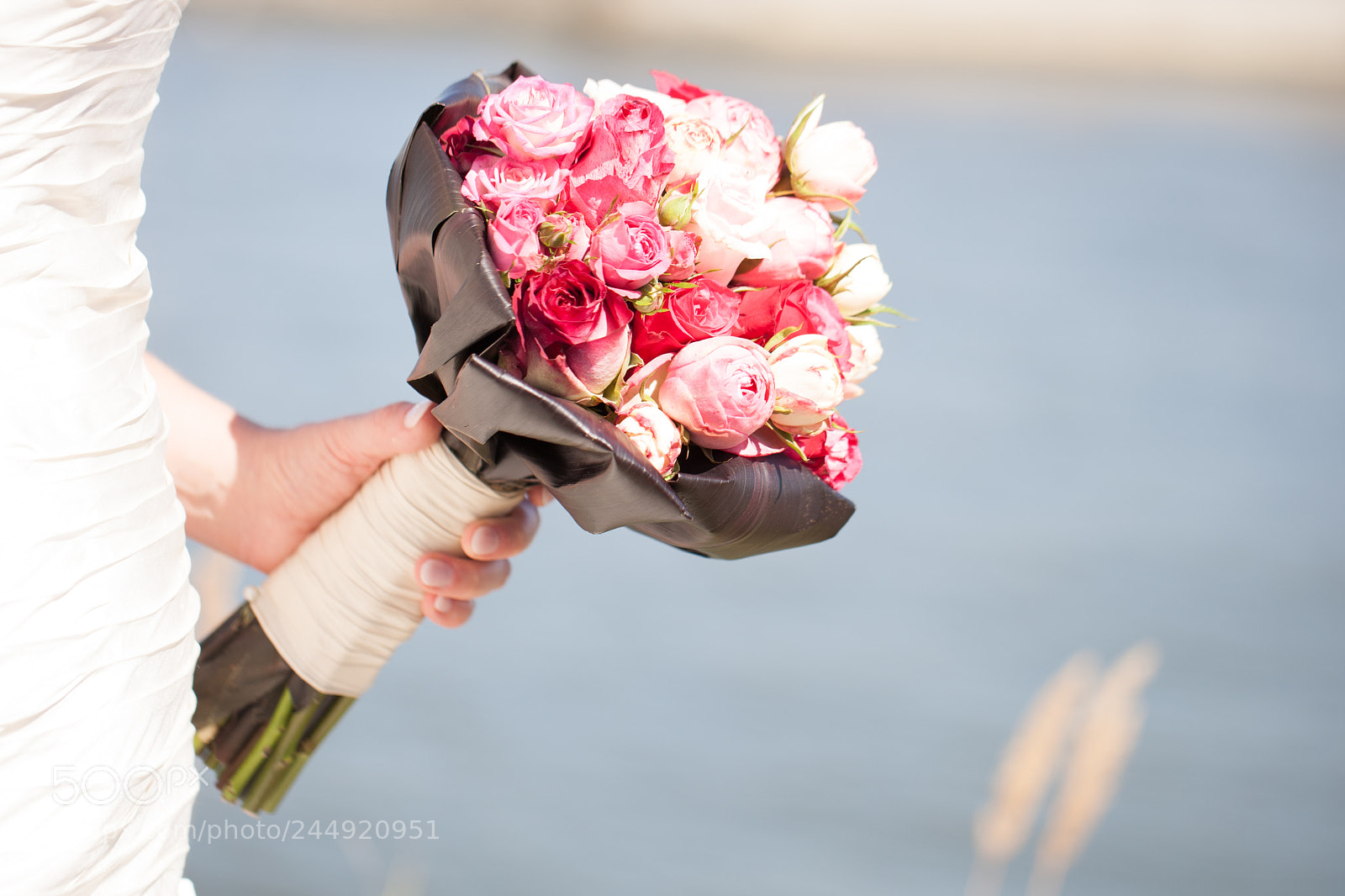Canon EOS-1D Mark III sample photo. Bride and bridal bouquet photography