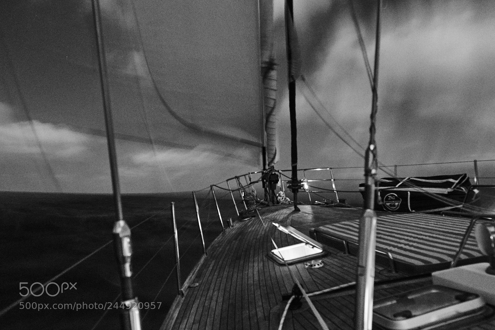Nikon D610 sample photo. Sail into full moon photography