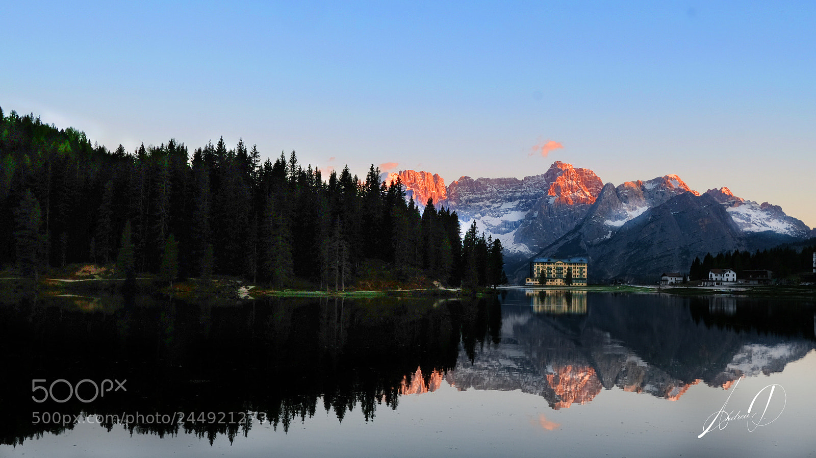 Fujifilm X-T2 sample photo. Misurina lake photography