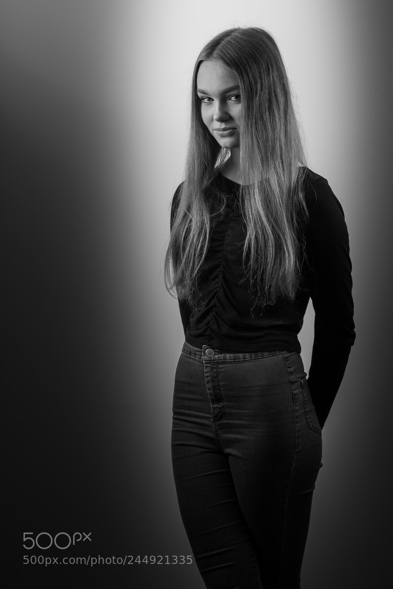 Nikon D610 sample photo. Mono portrait photography