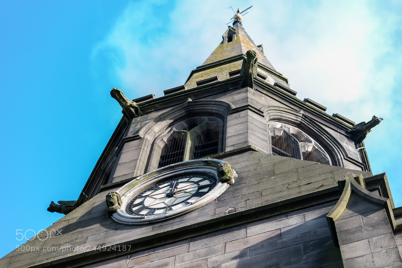 Canon EOS 70D sample photo. Clock and spire photography