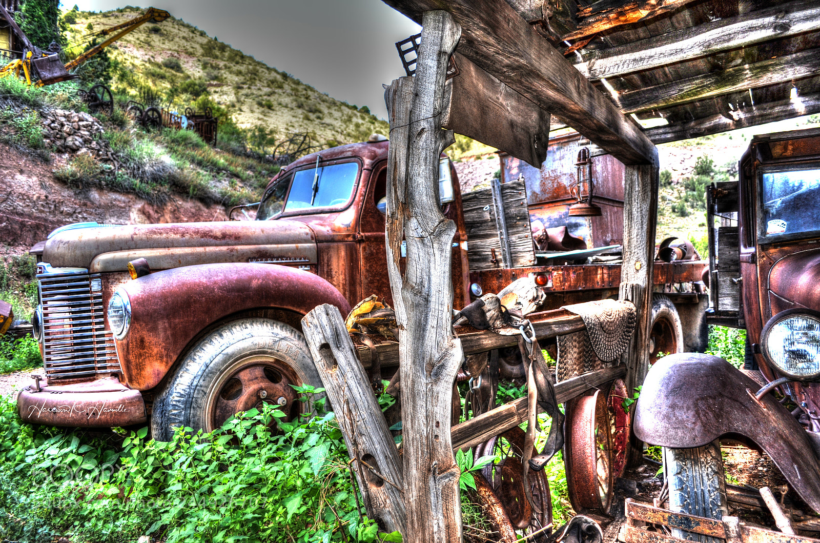 Nikon D5100 sample photo. Rusting away photography