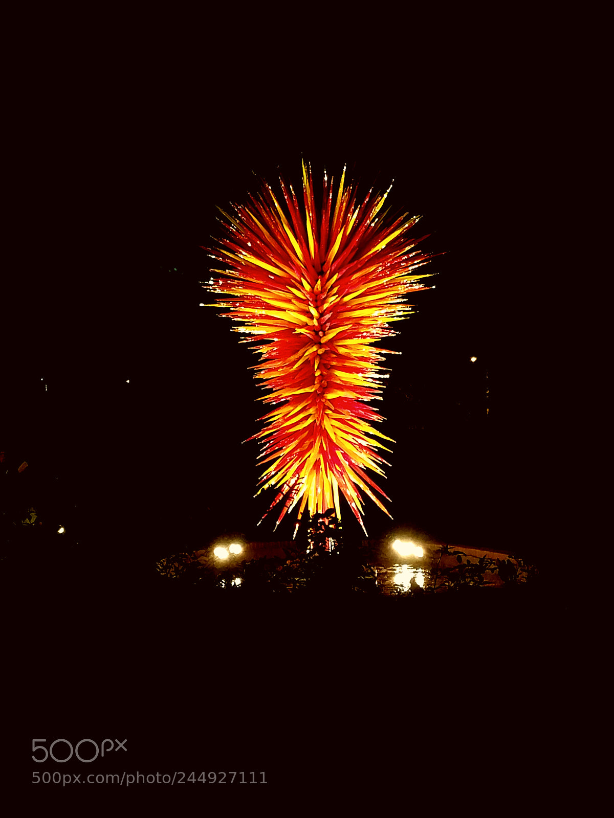 Samsung Galaxy S7 sample photo. Colored glass sculpture photography