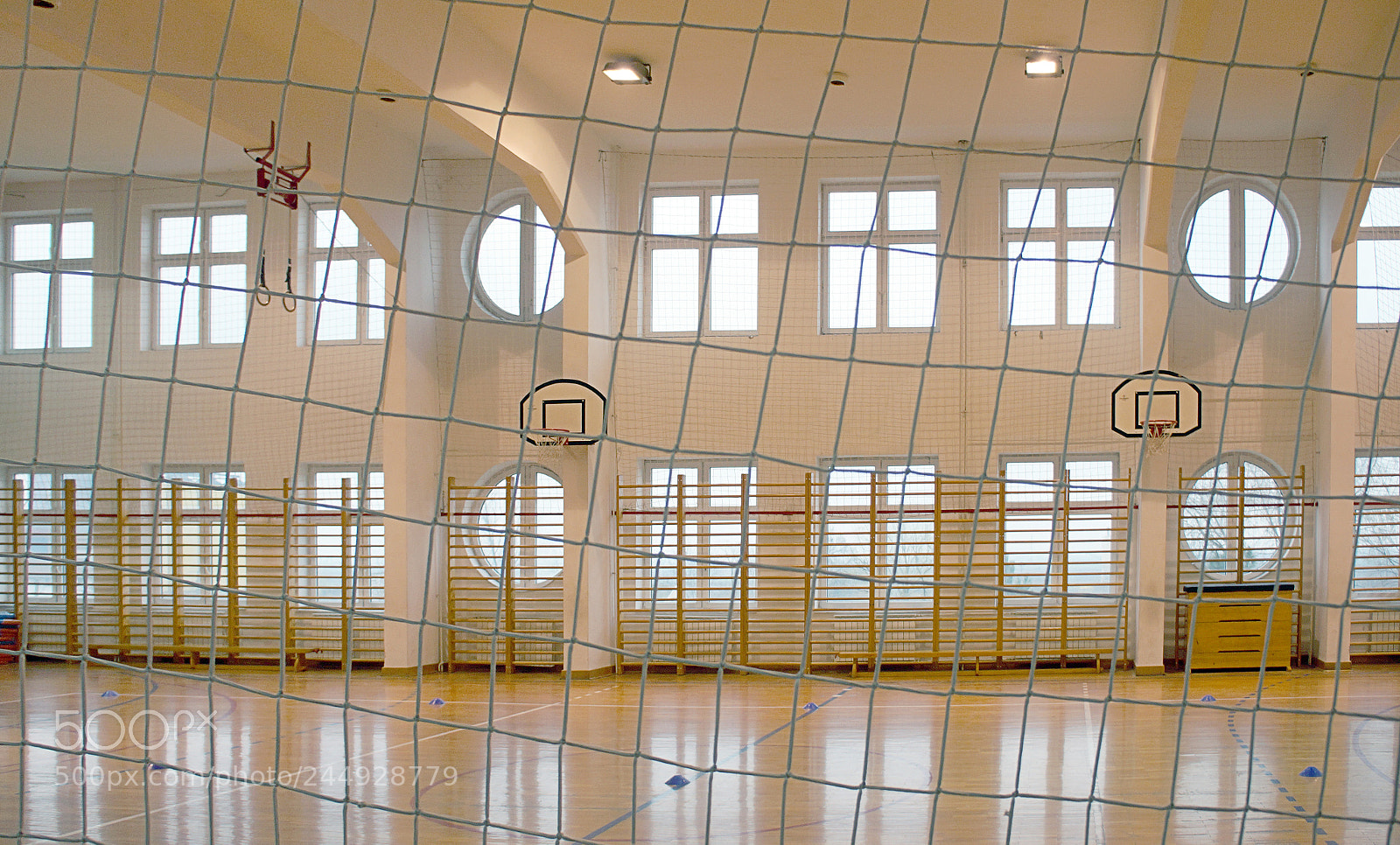 Sony Alpha a3000 sample photo. School gym photography