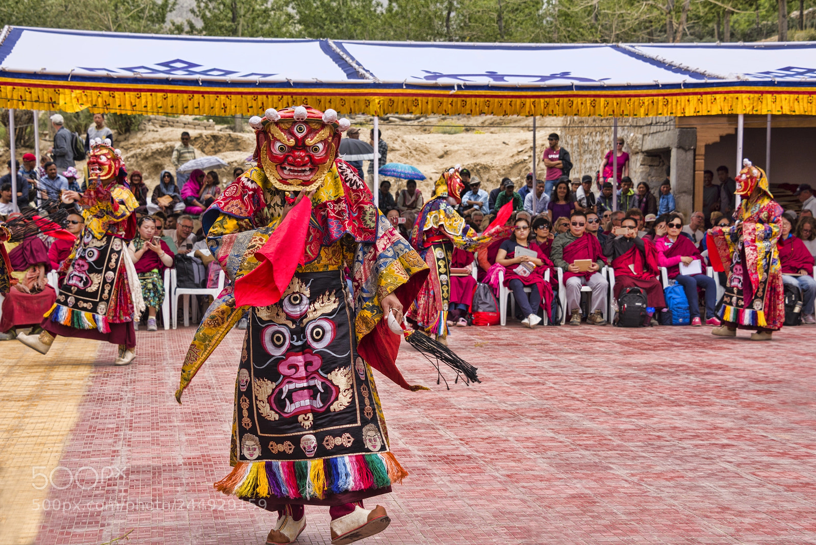 Nikon D810 sample photo. The lama cham dance photography