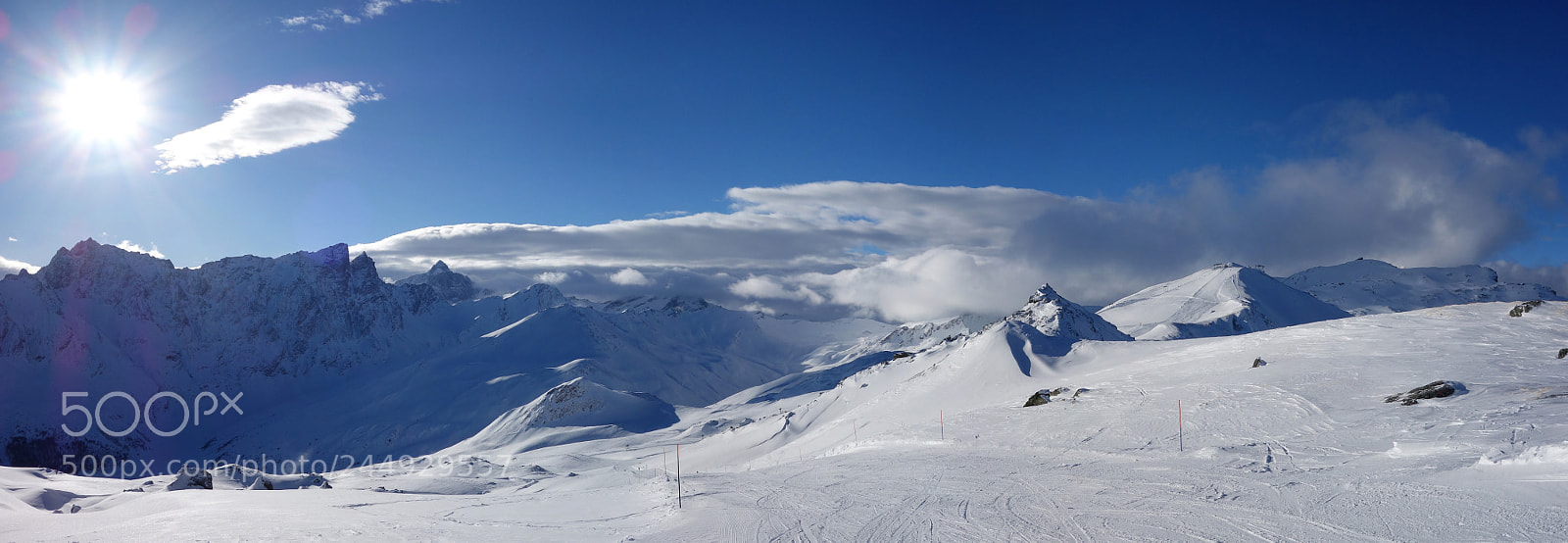 Sony Cyber-shot DSC-RX100 sample photo. Skiing in savognin photography