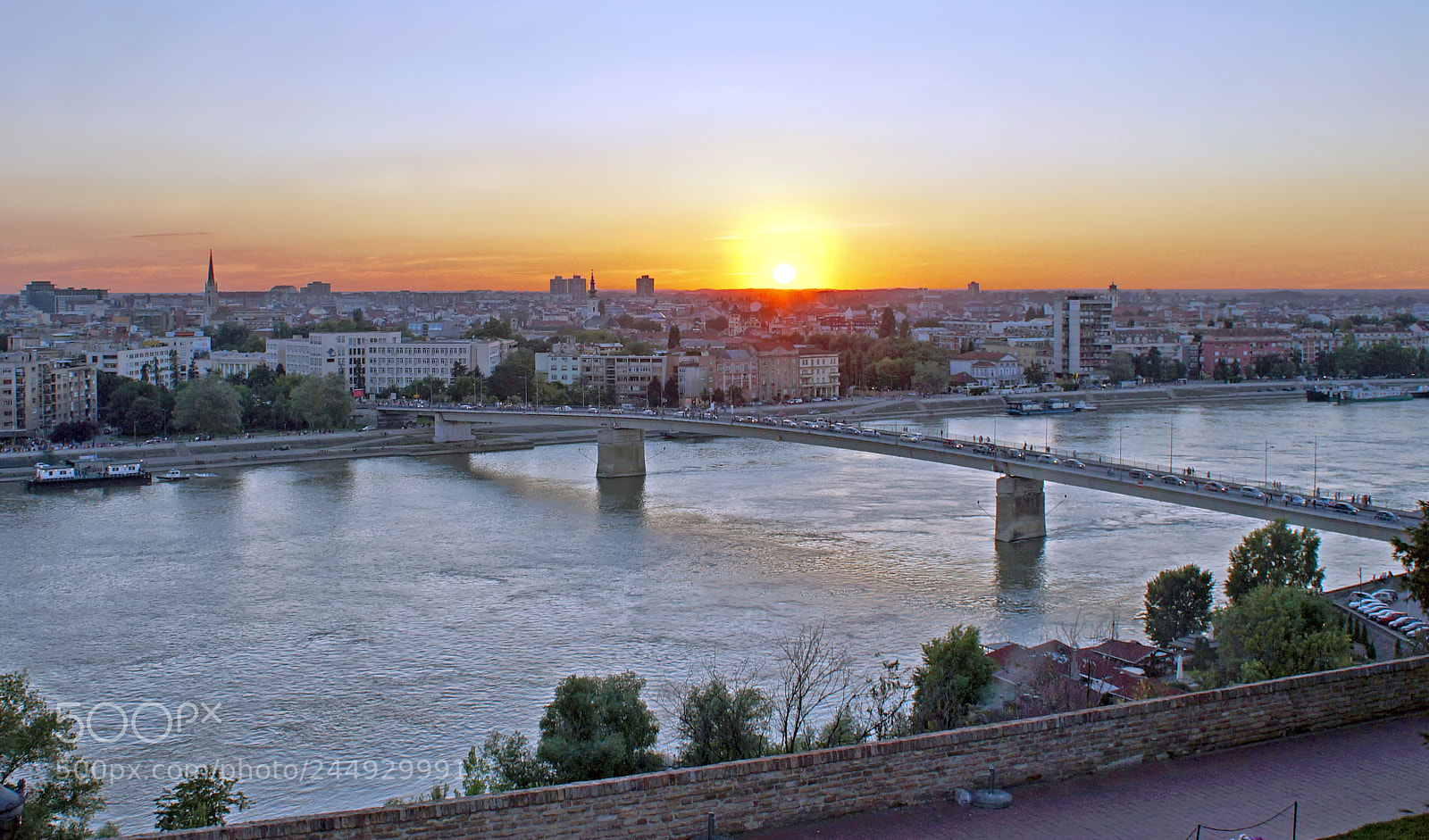 Sony Alpha a3000 sample photo. Bridge sunset photography