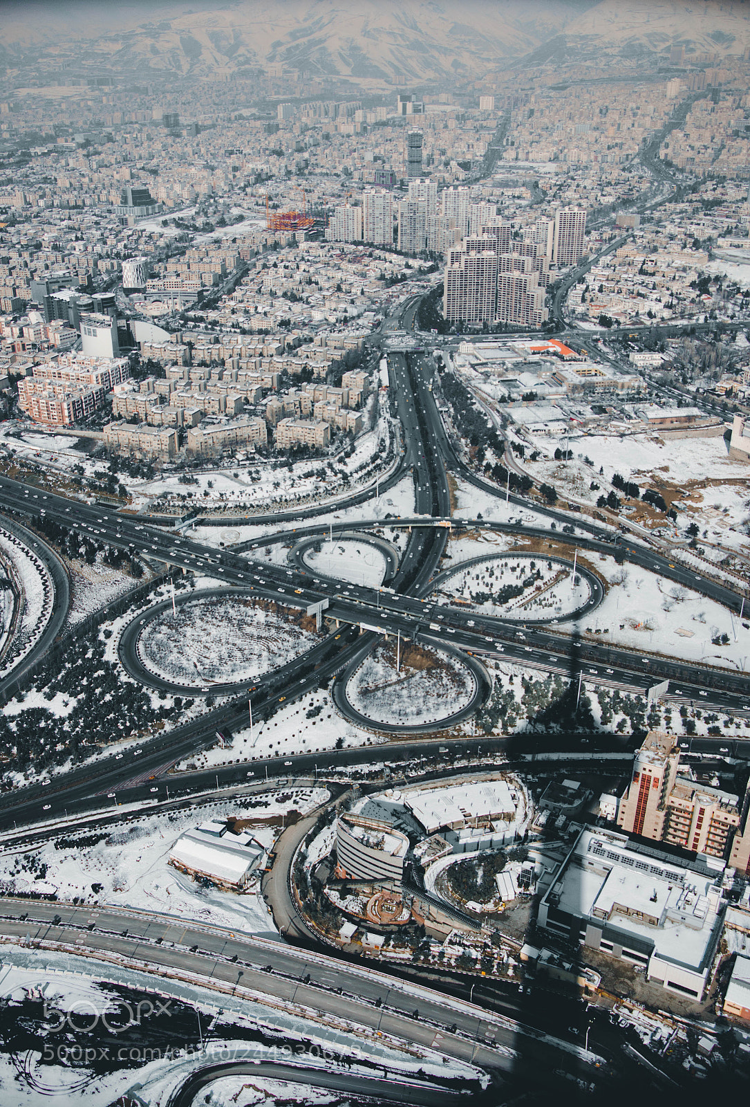 Canon EOS 70D sample photo. Tehran from above photography