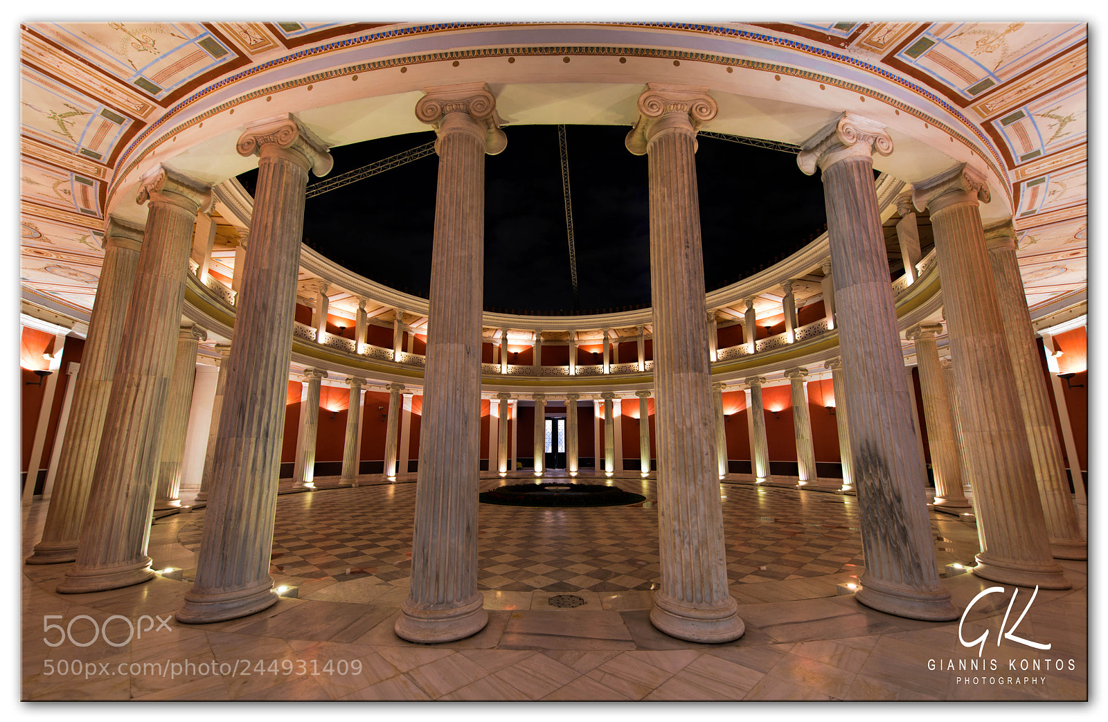 Nikon D800 sample photo. Peristilion of zappeion megaron photography