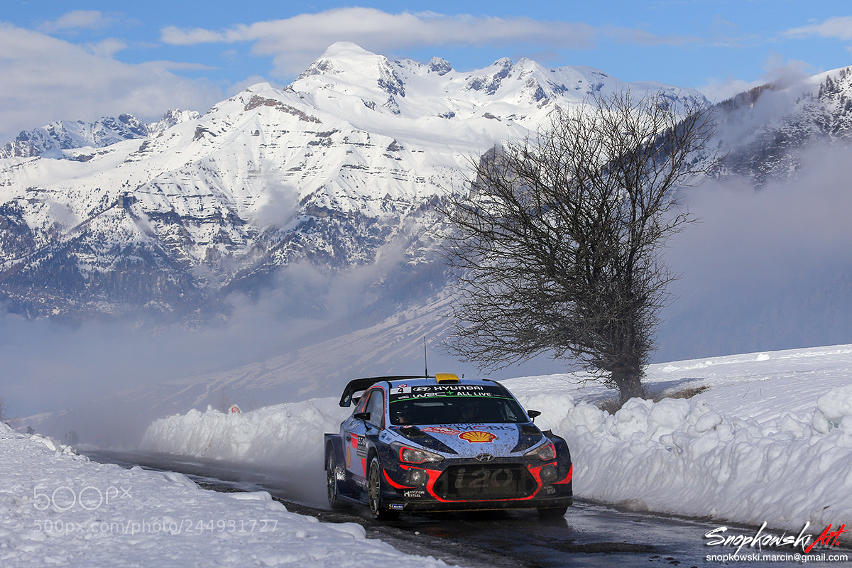Canon EOS 7D Mark II sample photo. Wrc in the alps photography