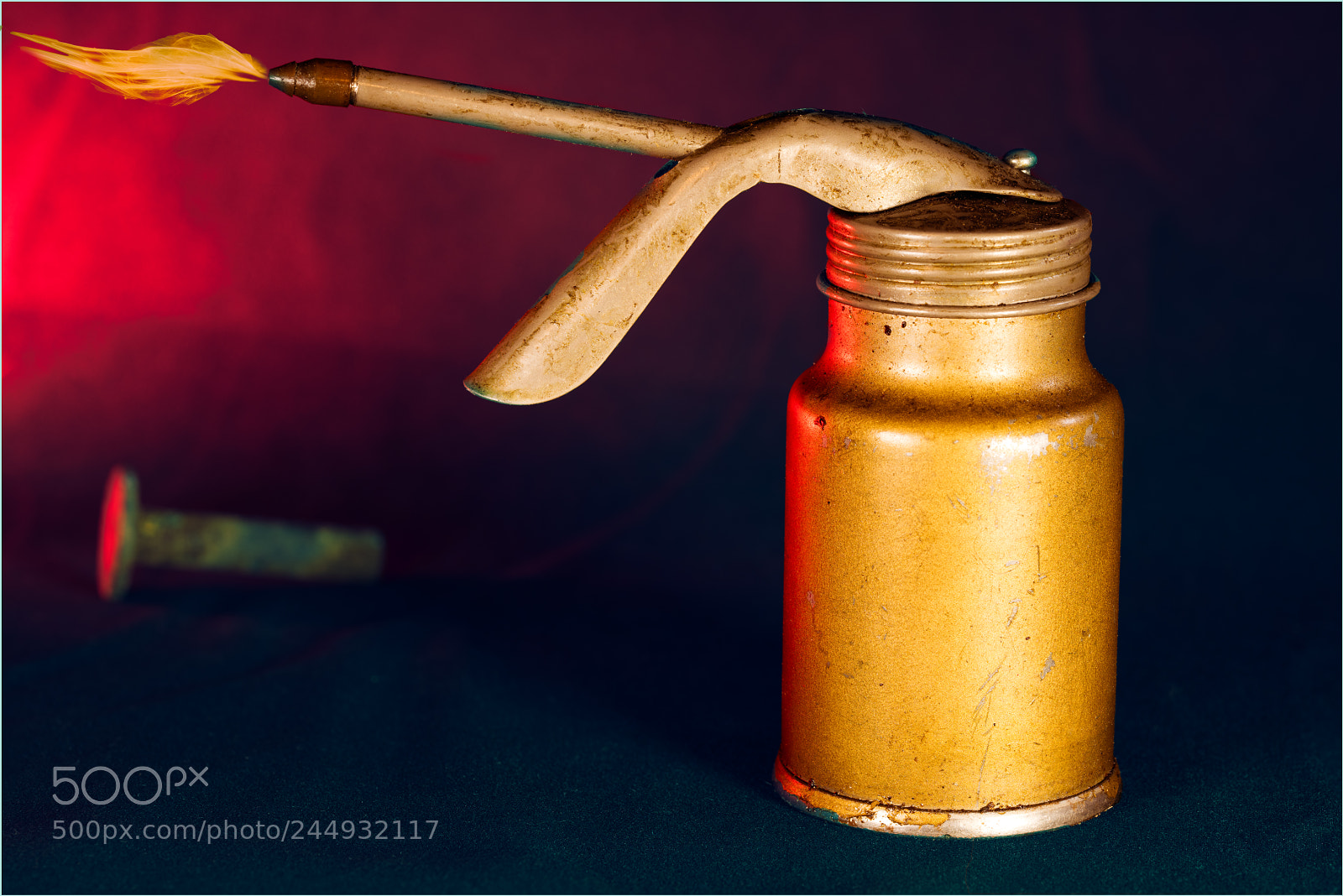 Nikon D810 sample photo. Oil can photography