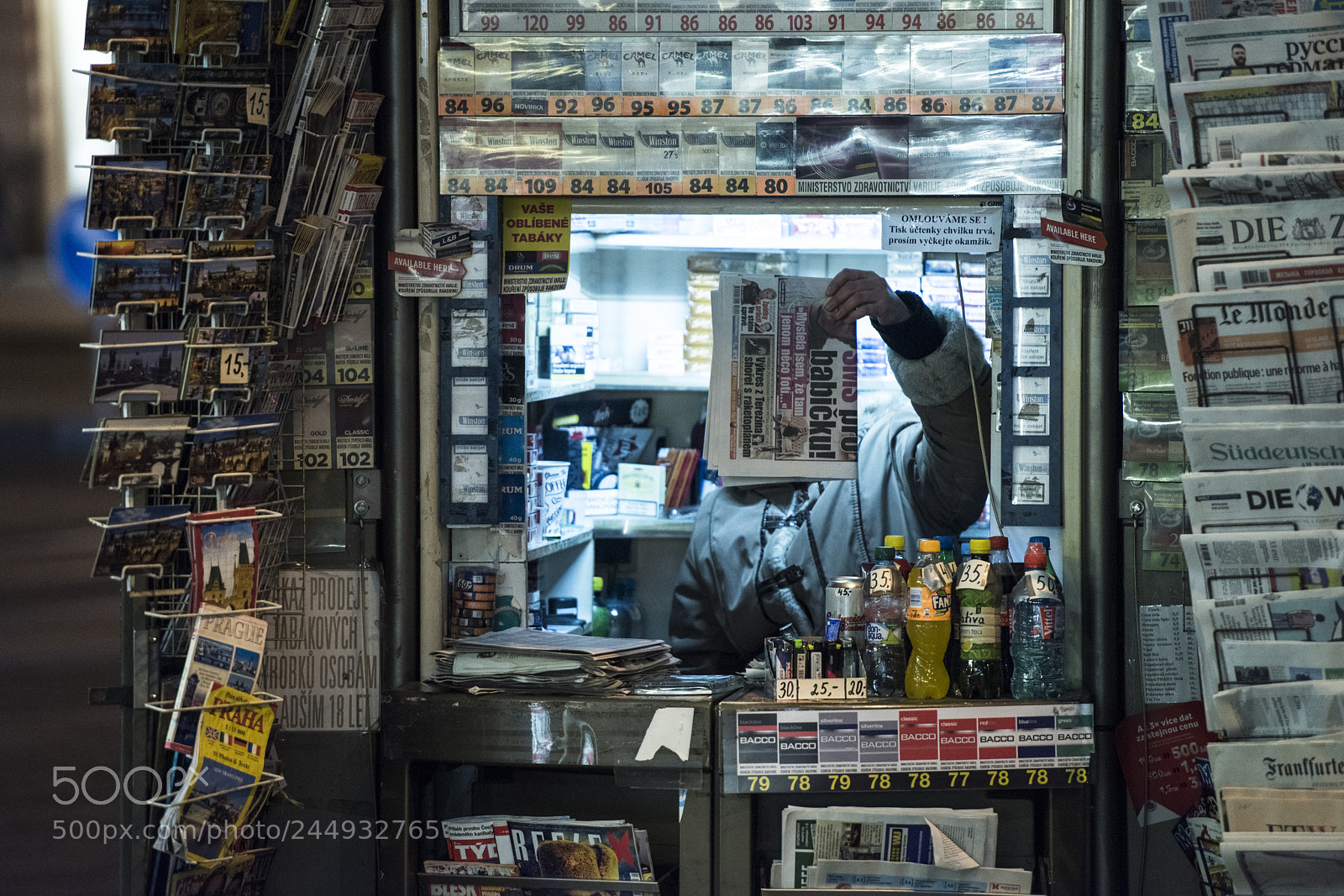 Nikon D810 sample photo. Newspapers stand photography