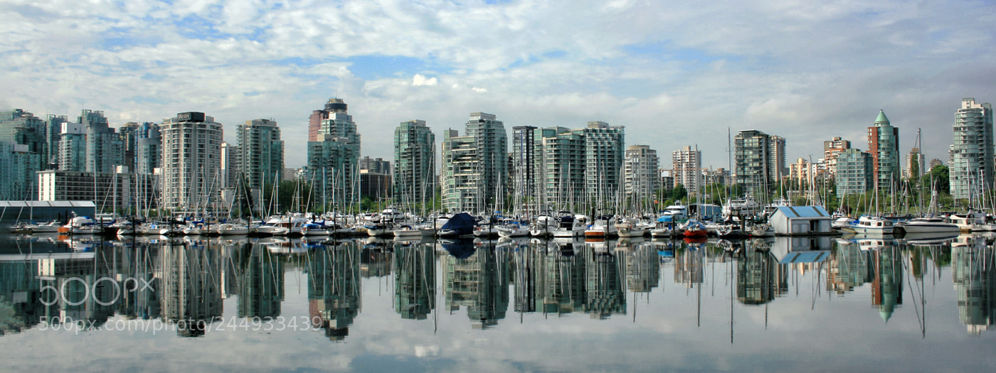Canon EOS 400D (EOS Digital Rebel XTi / EOS Kiss Digital X) sample photo. Vancouver downtown from stanley photography