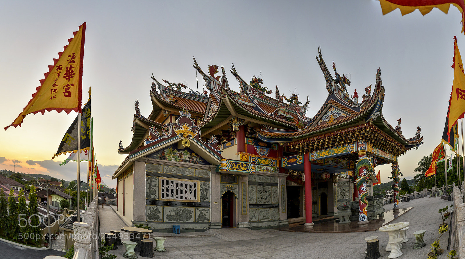 Nikon D610 sample photo. Temple at semenyih village photography