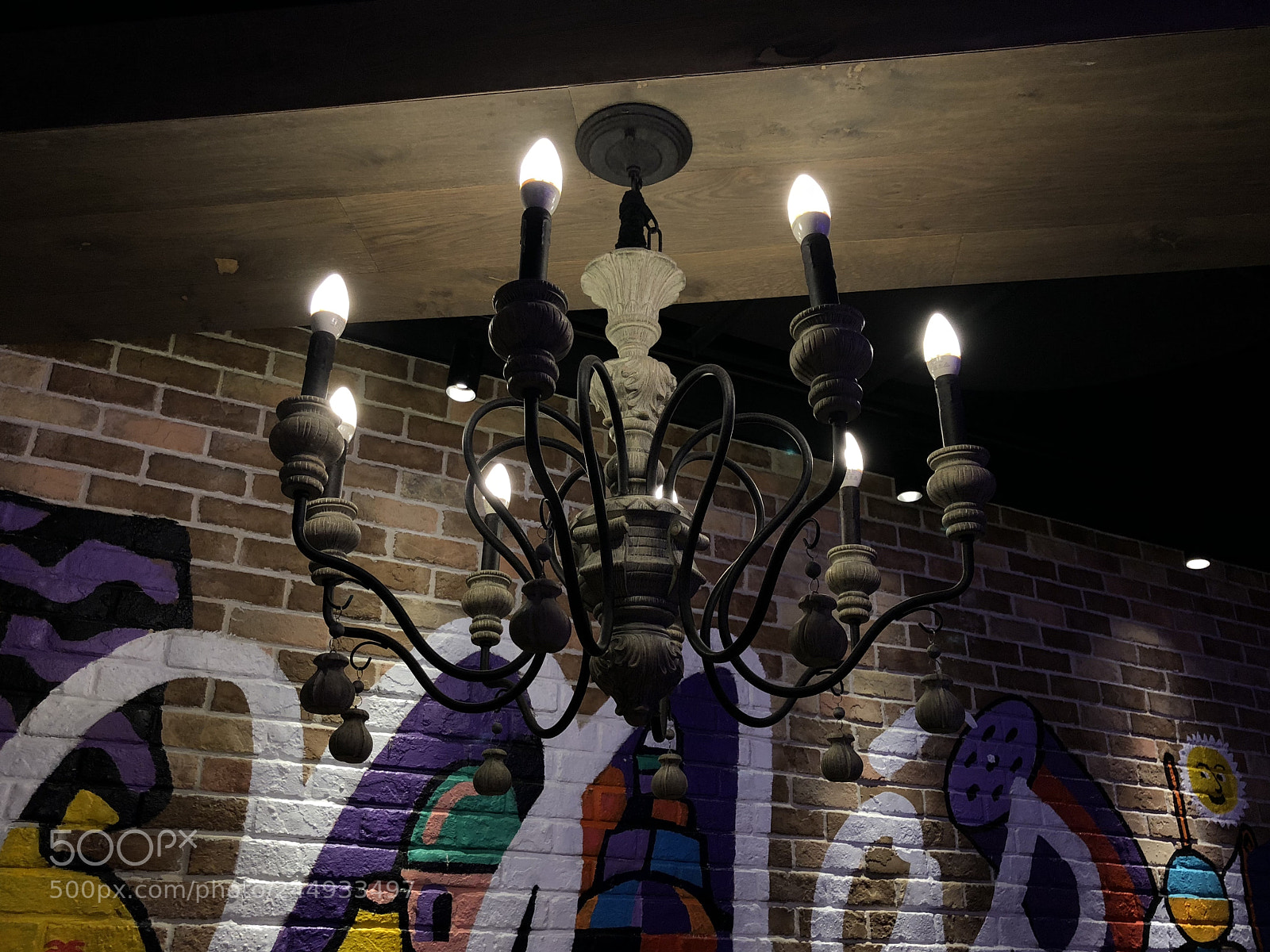 Apple iPhone X sample photo. Chandelier photography