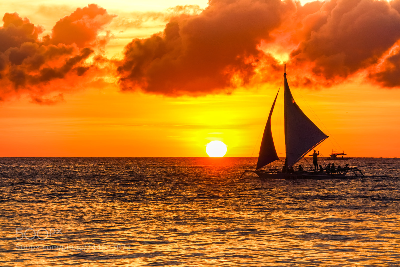 Sony a7R III sample photo. Sunset in boracay photography