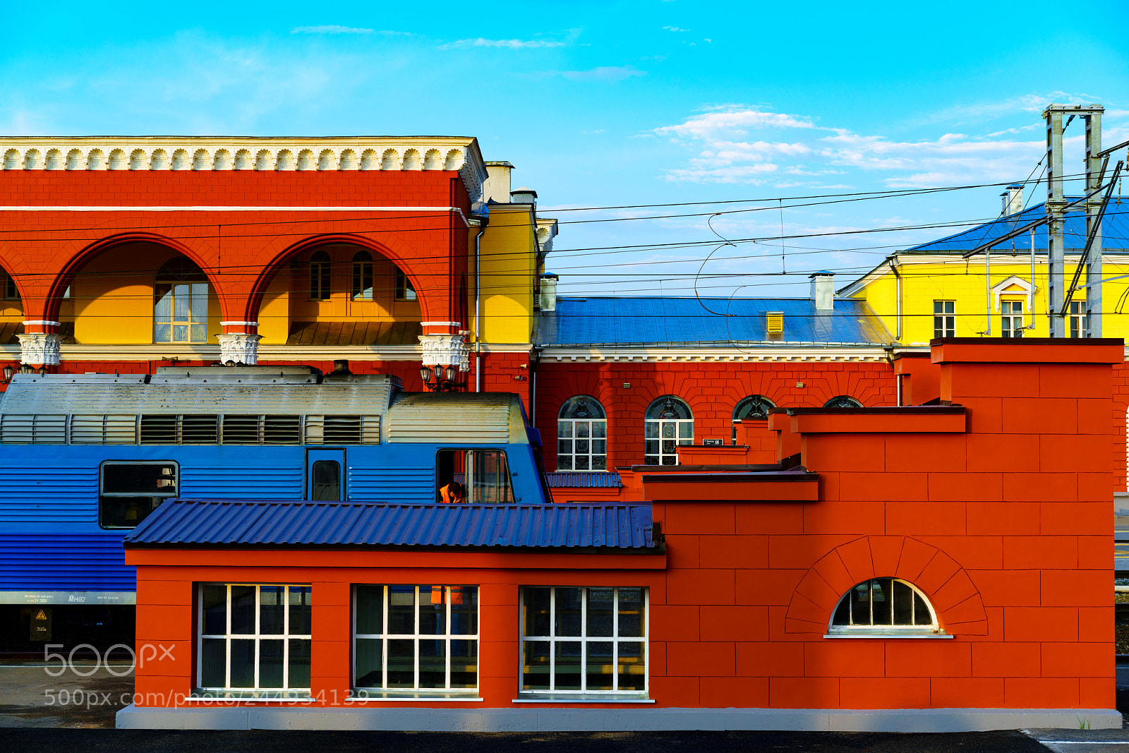 Sony a7R II sample photo. Railway station. photography