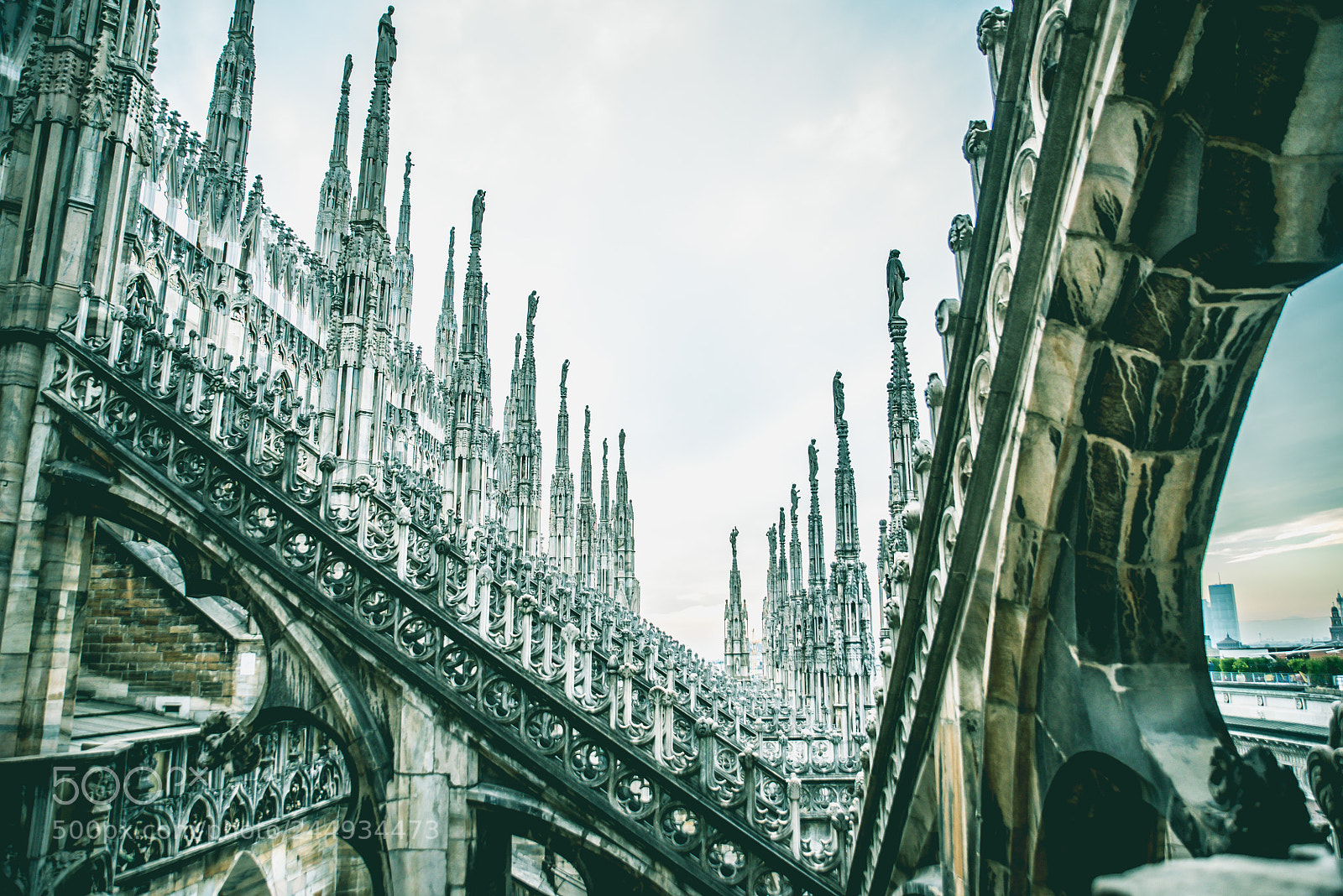 Nikon D610 sample photo. Milan, duomo aerial view photography