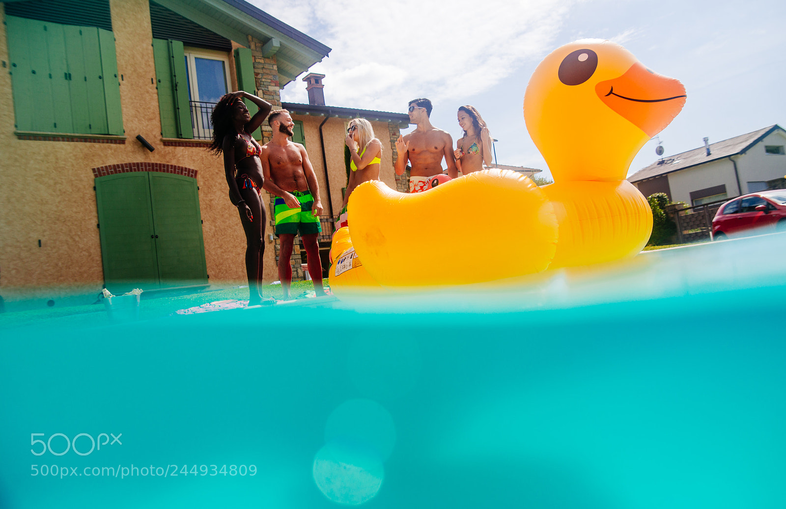 Nikon D610 sample photo. Group of friends having photography