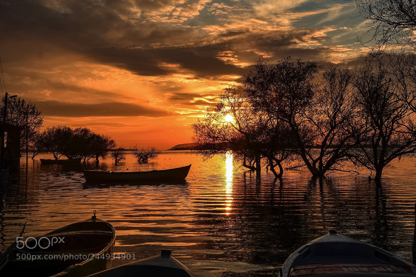 Nikon D7100 sample photo. Sunset at the lake photography