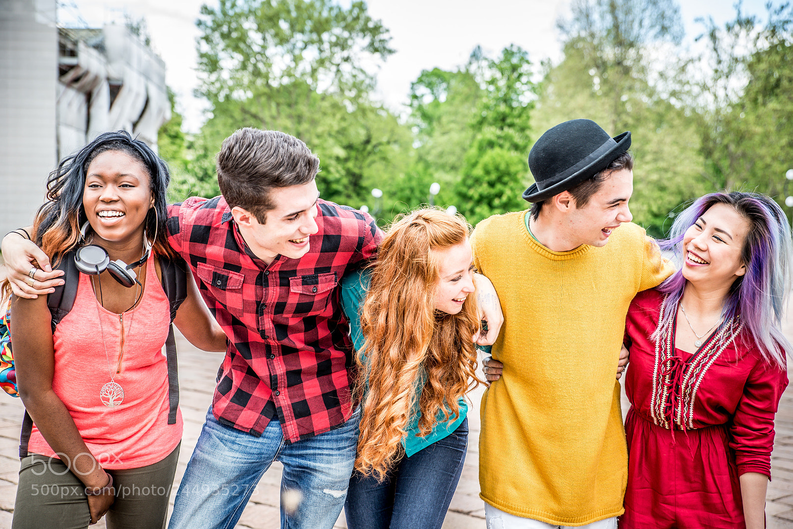 Nikon D610 sample photo. Group of friends laughing photography