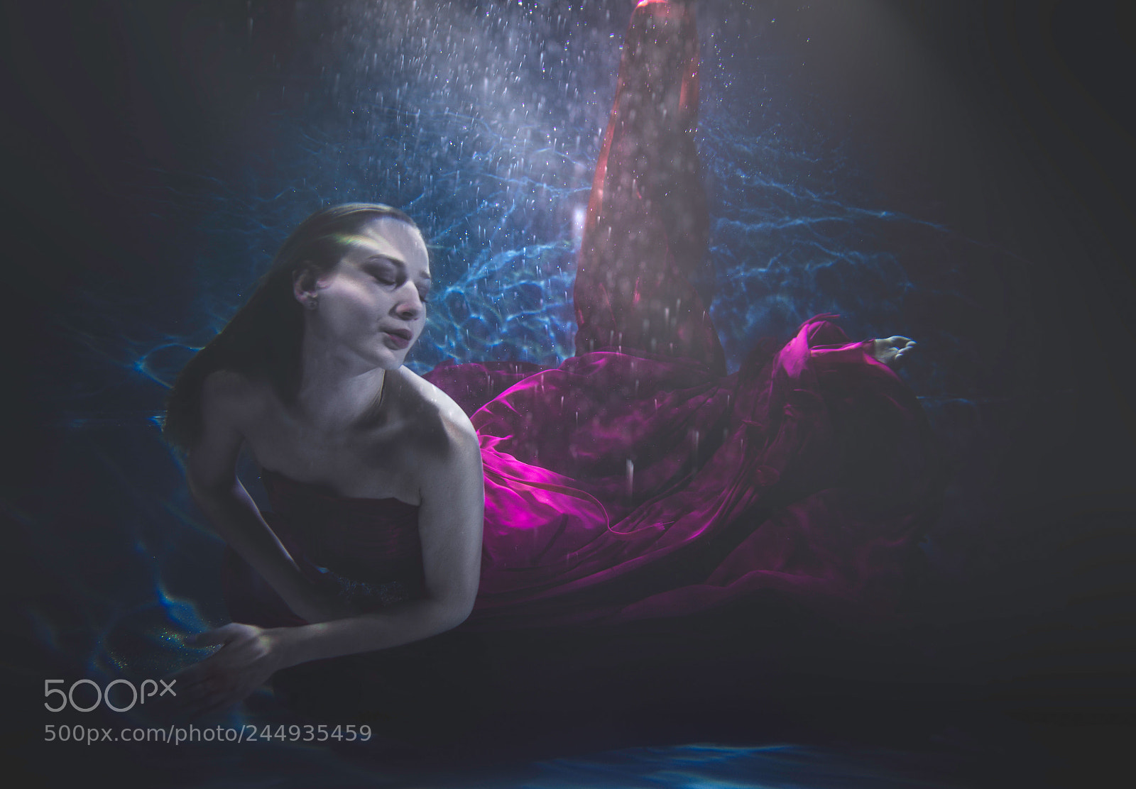 Nikon D610 sample photo. Beautiful woman swimming with photography