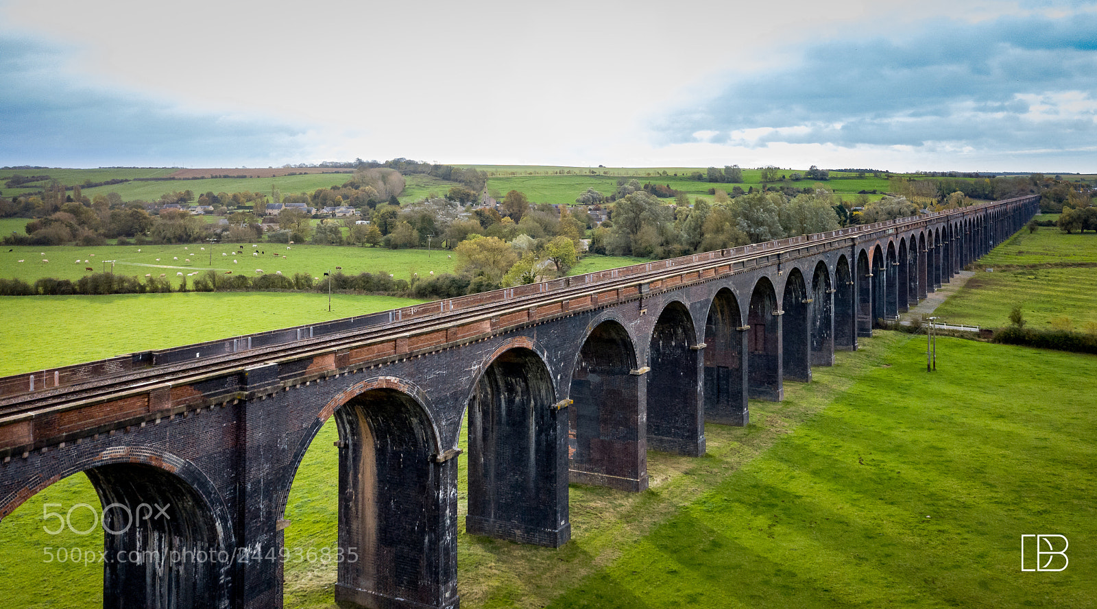 DJI FC220 sample photo. Welland viaduct photography