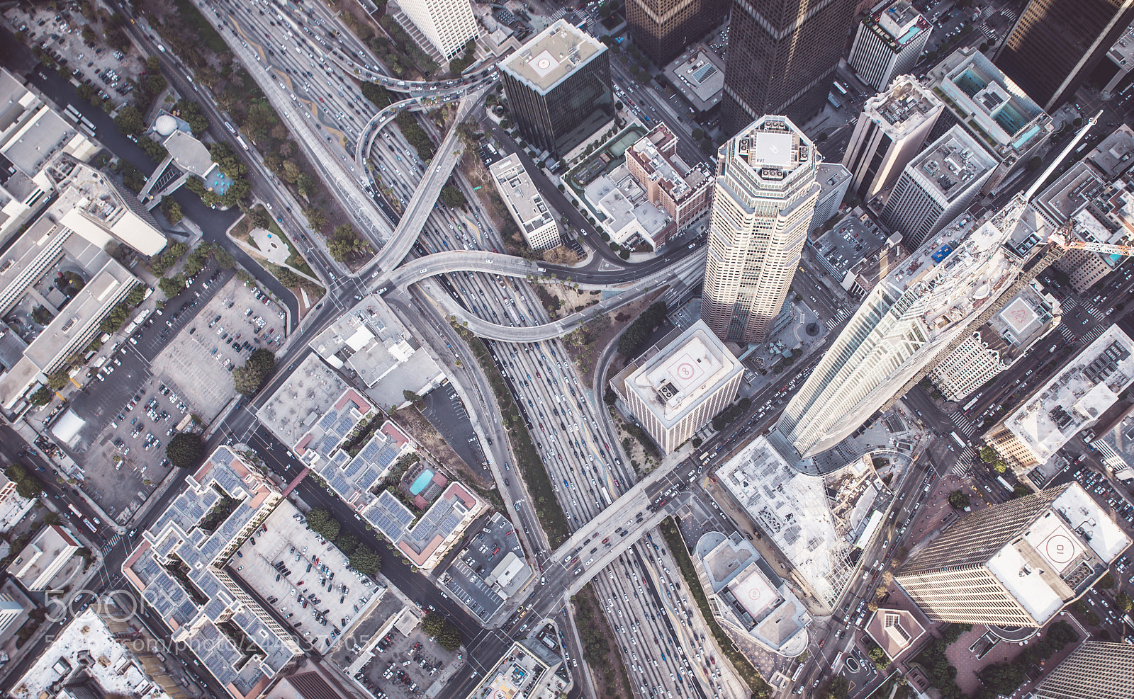 Nikon D610 sample photo. Los angeles aerial view photography