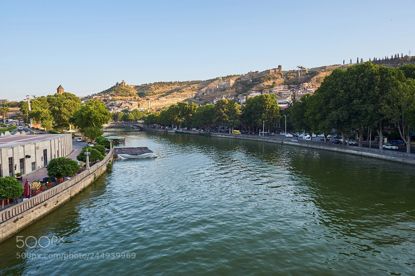 Nikon D700 sample photo. Kura river, tbilisi photography